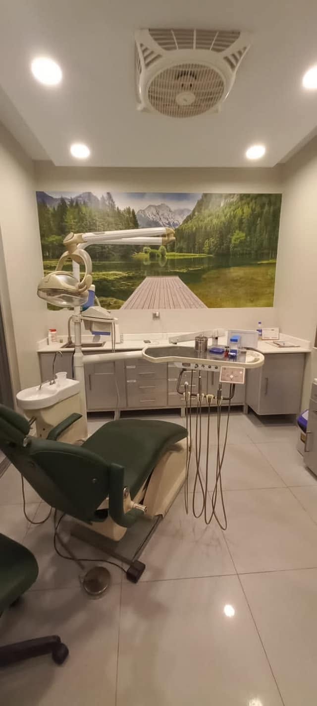 Reception lounge at Ahmed Sana Dental Associates